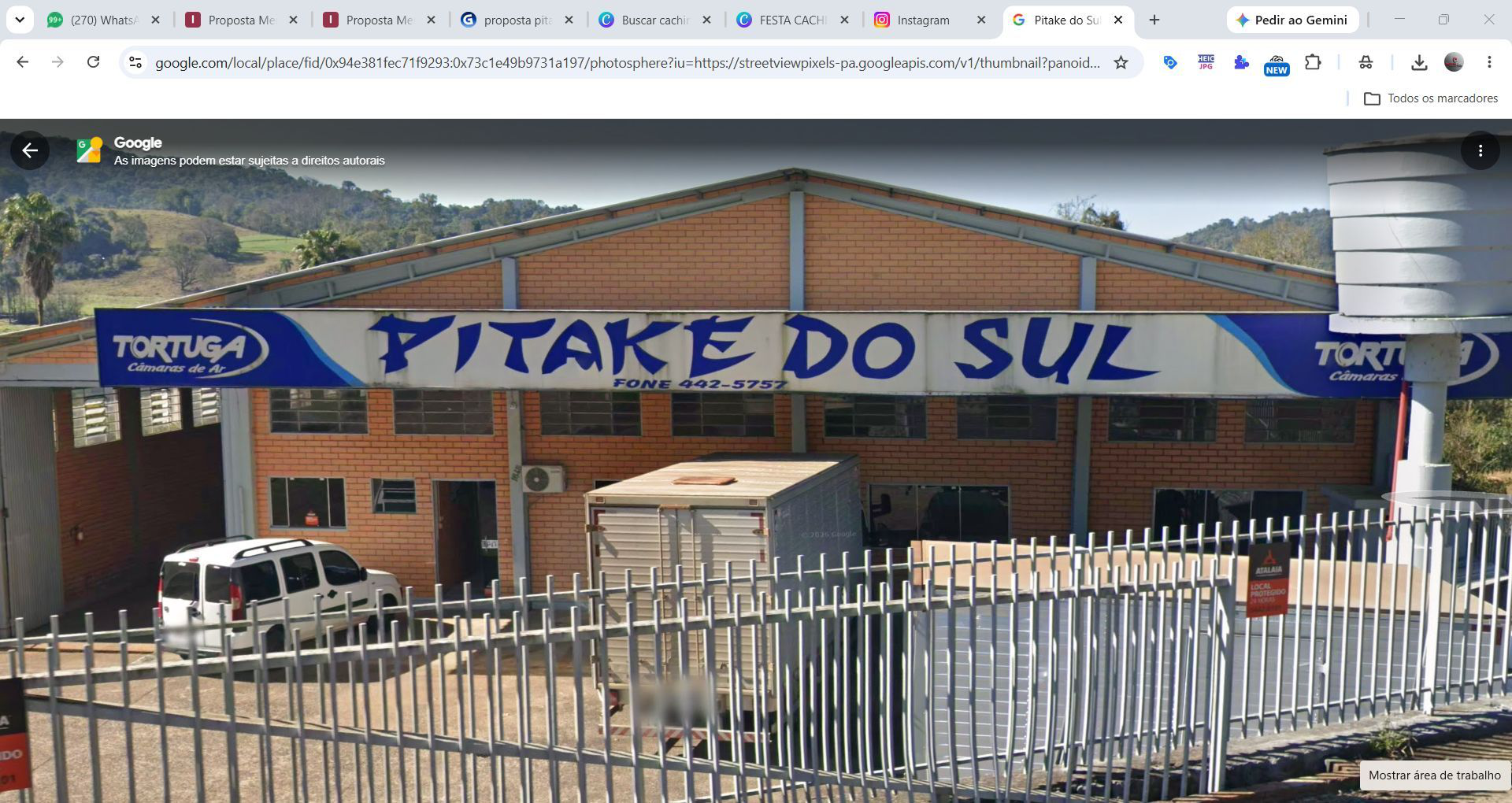 Fachada da Pitake do Sul, conforme a proposta original